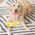 Juguete Dental Hueso Dispensador Comida Perro Anti Sarro Color Variante Blanco Amarillo