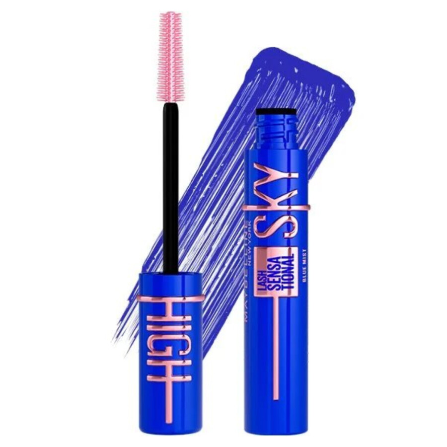 Máscara de Pestaña Sky High Lash Sensational Blue Mist Maybelline Máscara de Pestaña Sky High Lash Sensational Blue Mist Maybelline