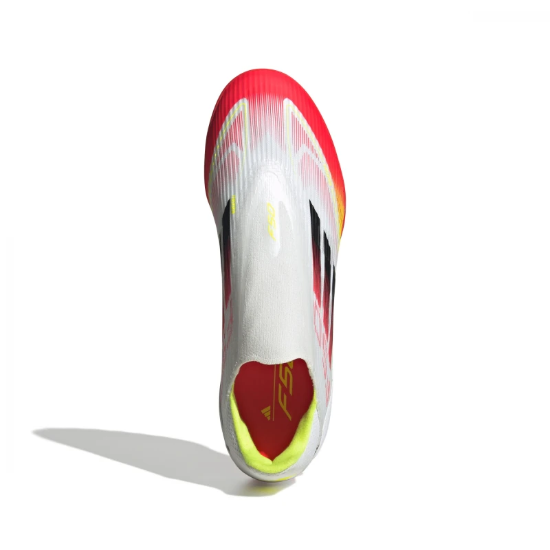 Championes de fútbol F50 League Laceless de Hombre Blanco