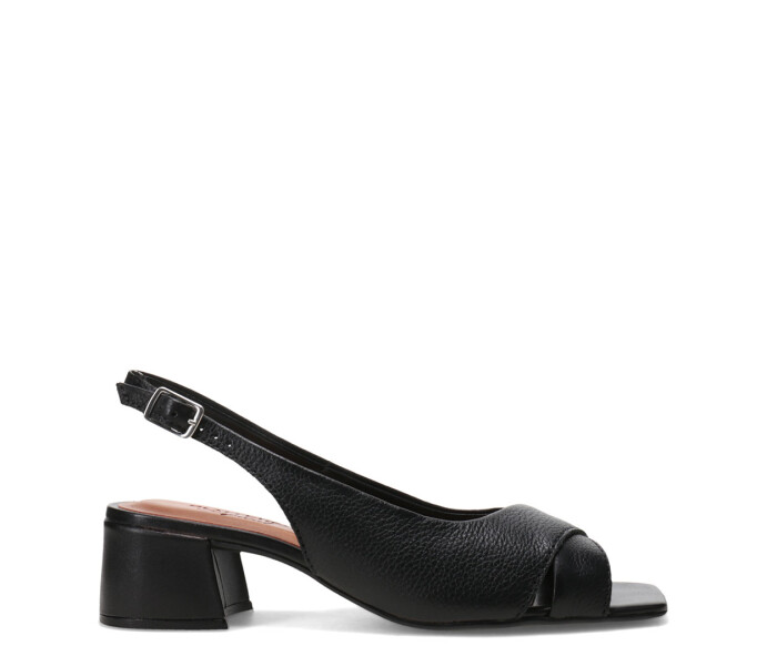Sandalias de Mujer Bottero Cruzada Con Tira Trasera Negro