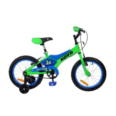 BICICLETA INFANTIL KOVA TWISTER RODADO 16 Verde/azul