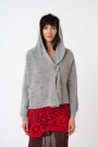 CARDIGAN CAPUCHA Gris