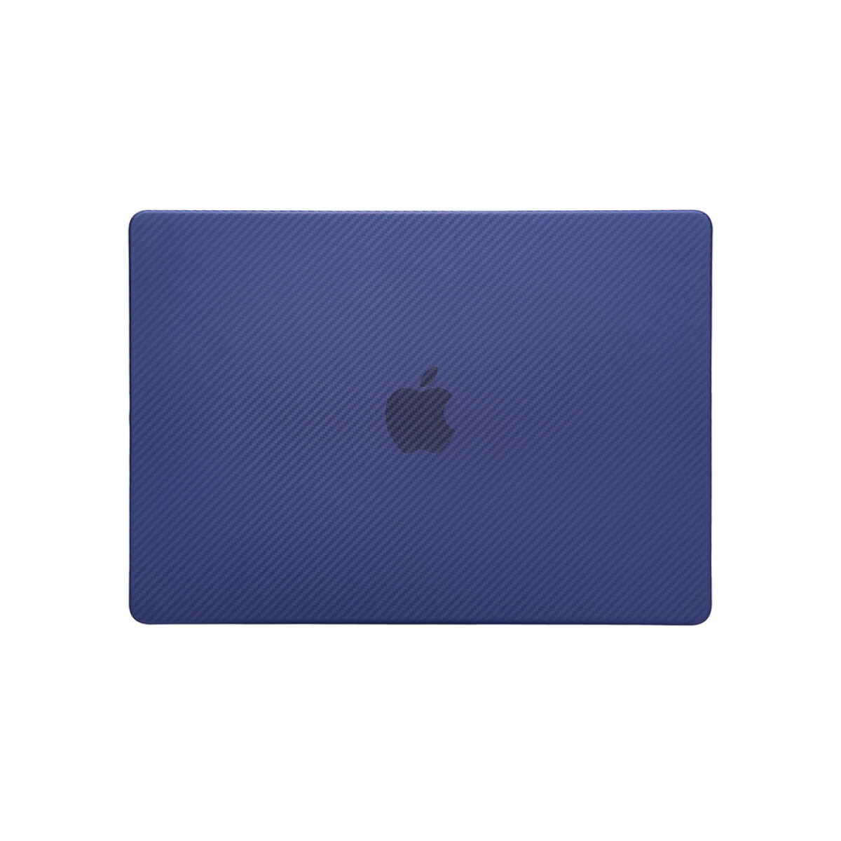 Carcasa protector hardsell fibra carbono para macbook air 13.3' devia - Peony blue 