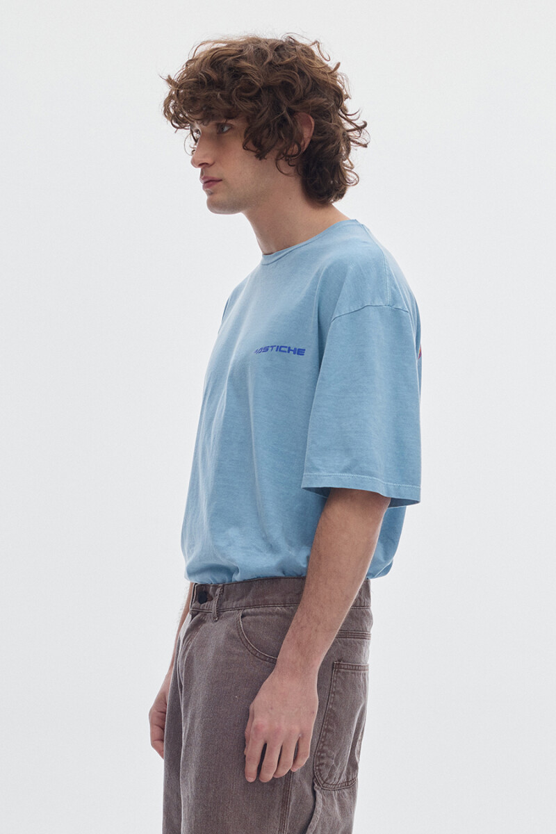 T-shirt Koi Graphic Light Blue