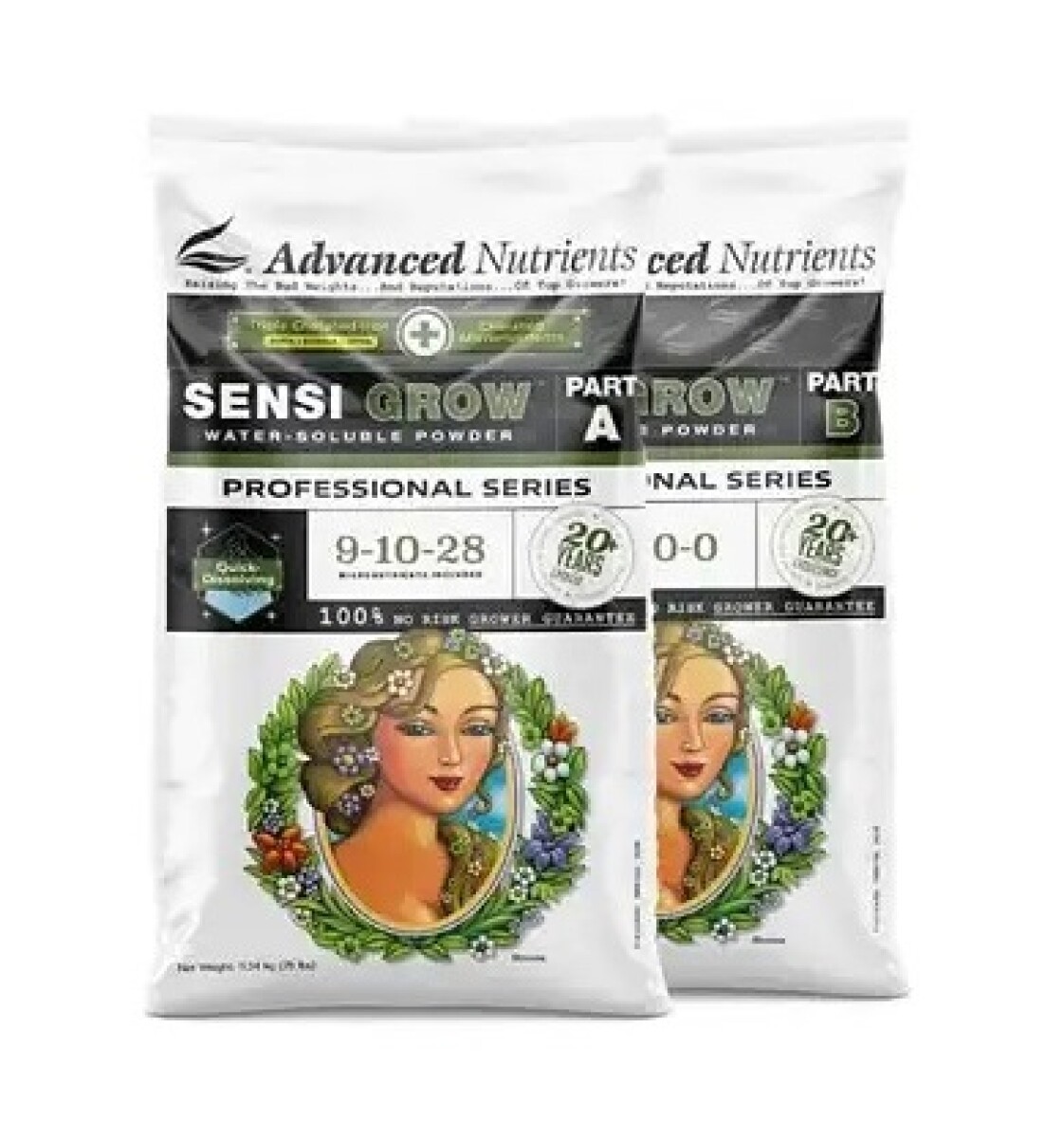 SALES MINERALES SENSI GROW A+B PRO LINE - 500 GR 