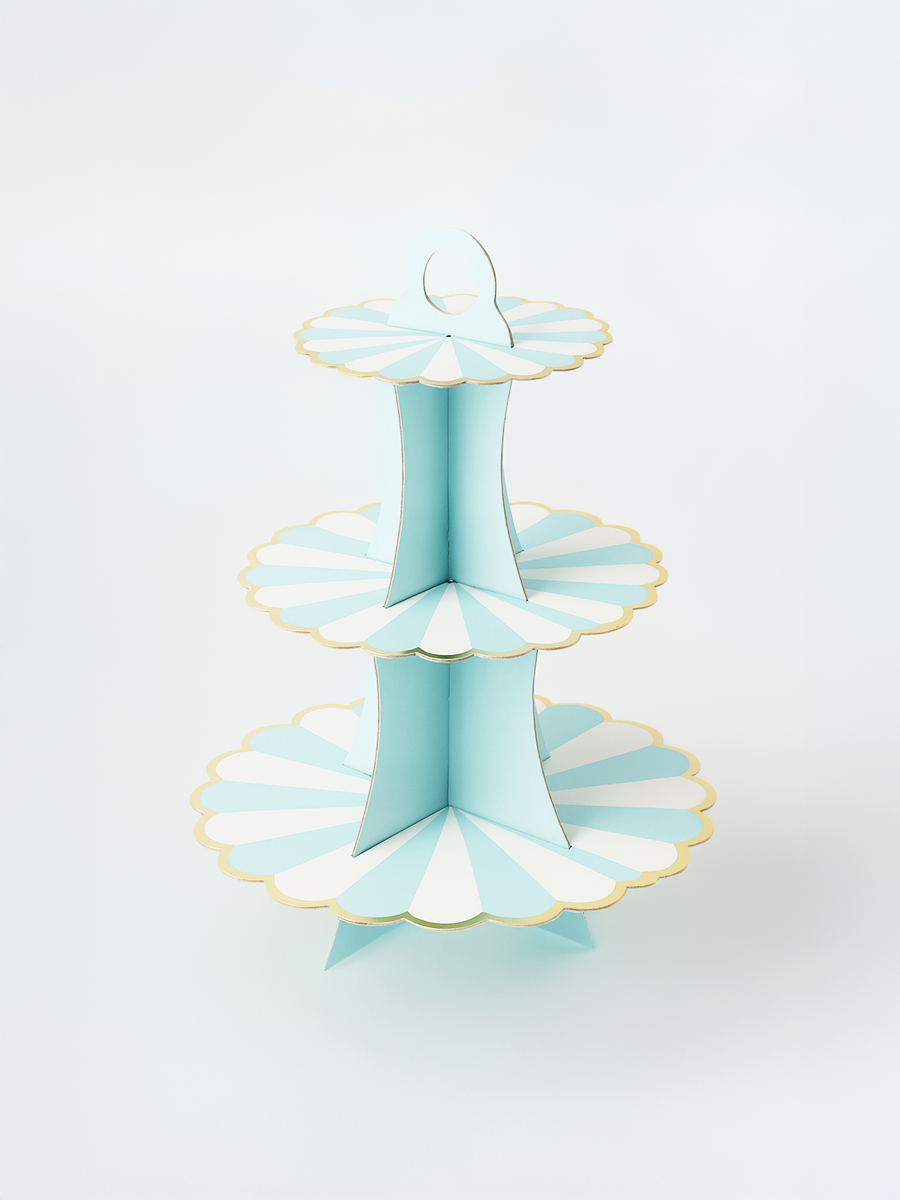SOPORTE CUPCAKE ENCASTRABLE SKY - CELESTE 
