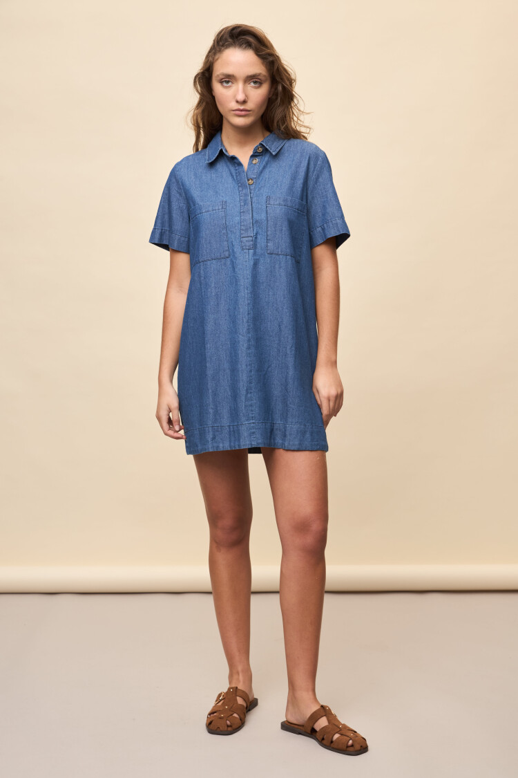 VESTIDO SHAW Azul