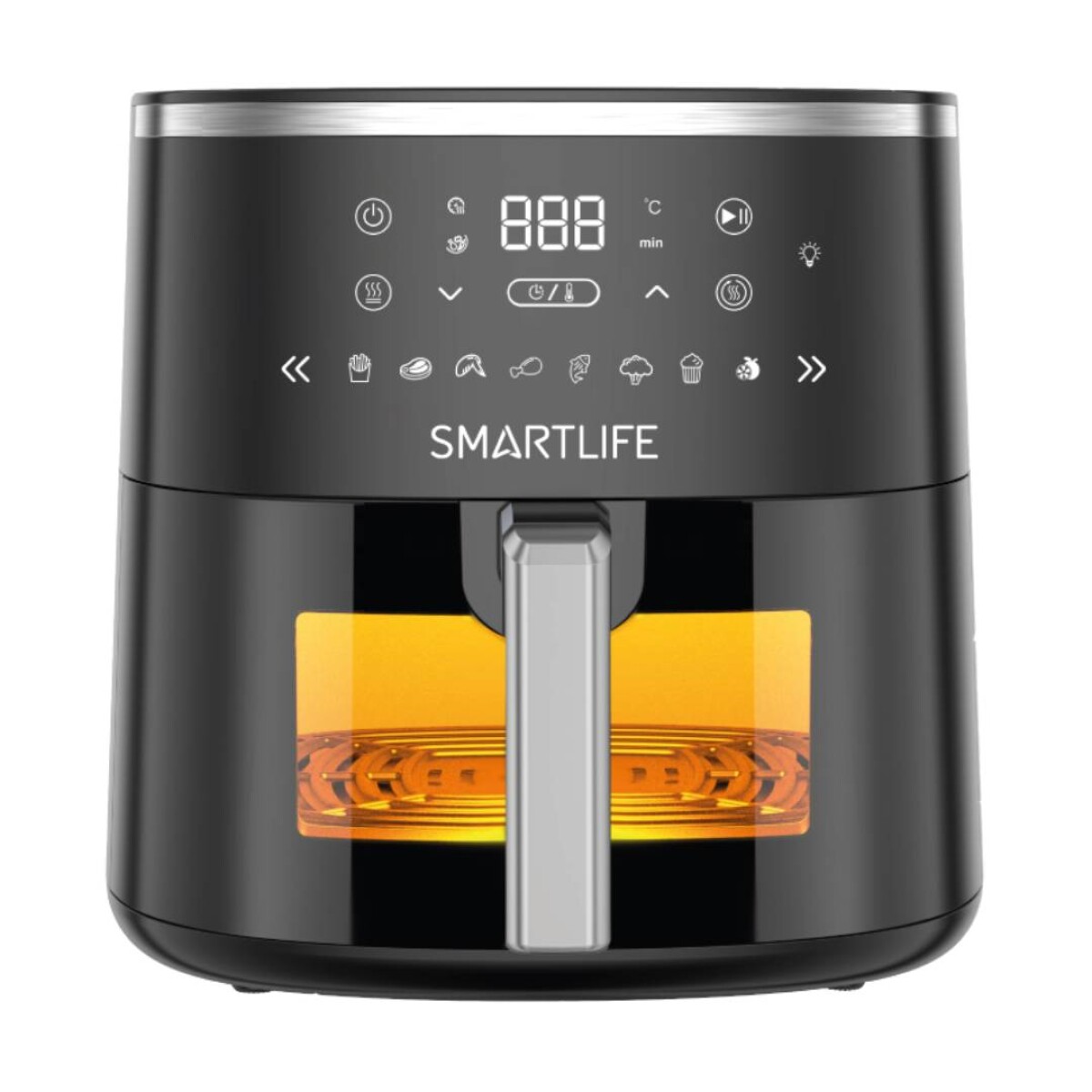 Freidora sin Aceite Smartlife Digital 6L - Negro 