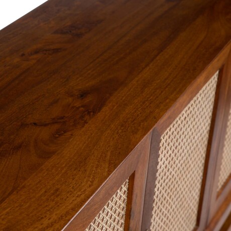 APARADOR MADERA NATURAL-BEIGE CANE
