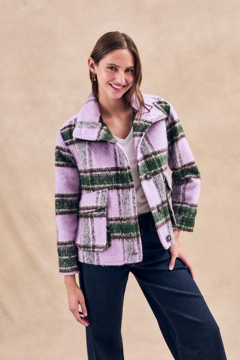 Tapado Cuadros Lana Multi