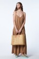Vestido Camel