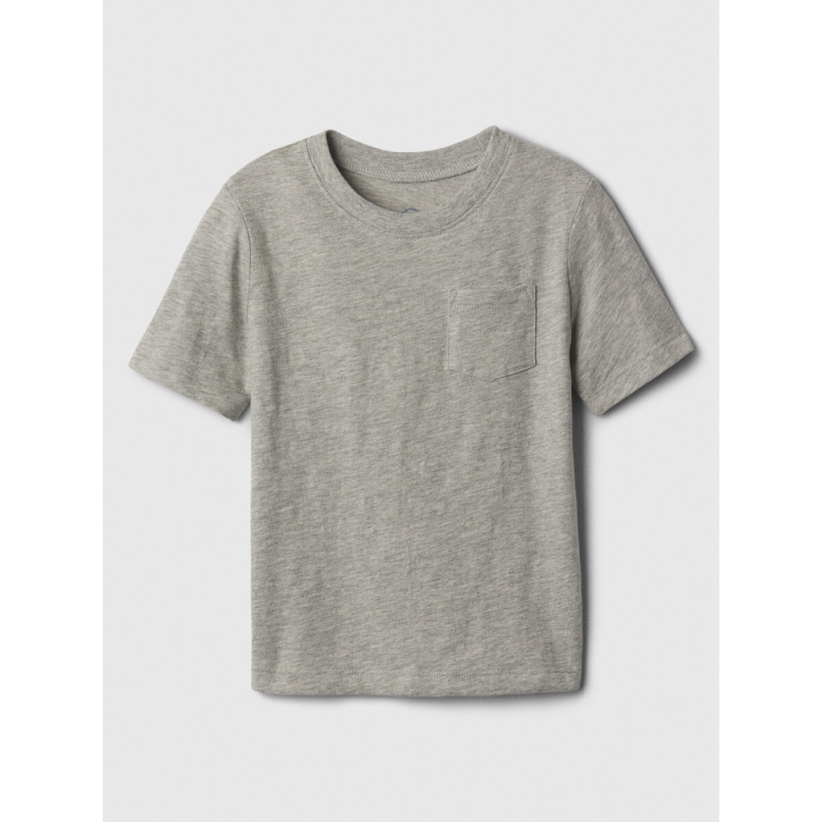 V-BF SS SLD PKT TEE - LIGHT HEATHER GREY B08 