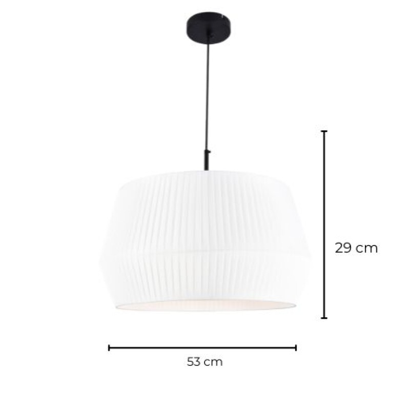 ARTEFACTO COLGANTE DECORATIVO ORBIS Luminaria Colgante Orbis Blanca