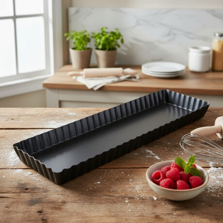 Tartera rectangular desmontable GRIS