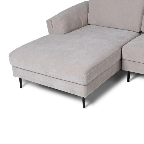 Rinconera Mister - Tela Microfibra - Chaise Izquierdo 6686-4 Beige