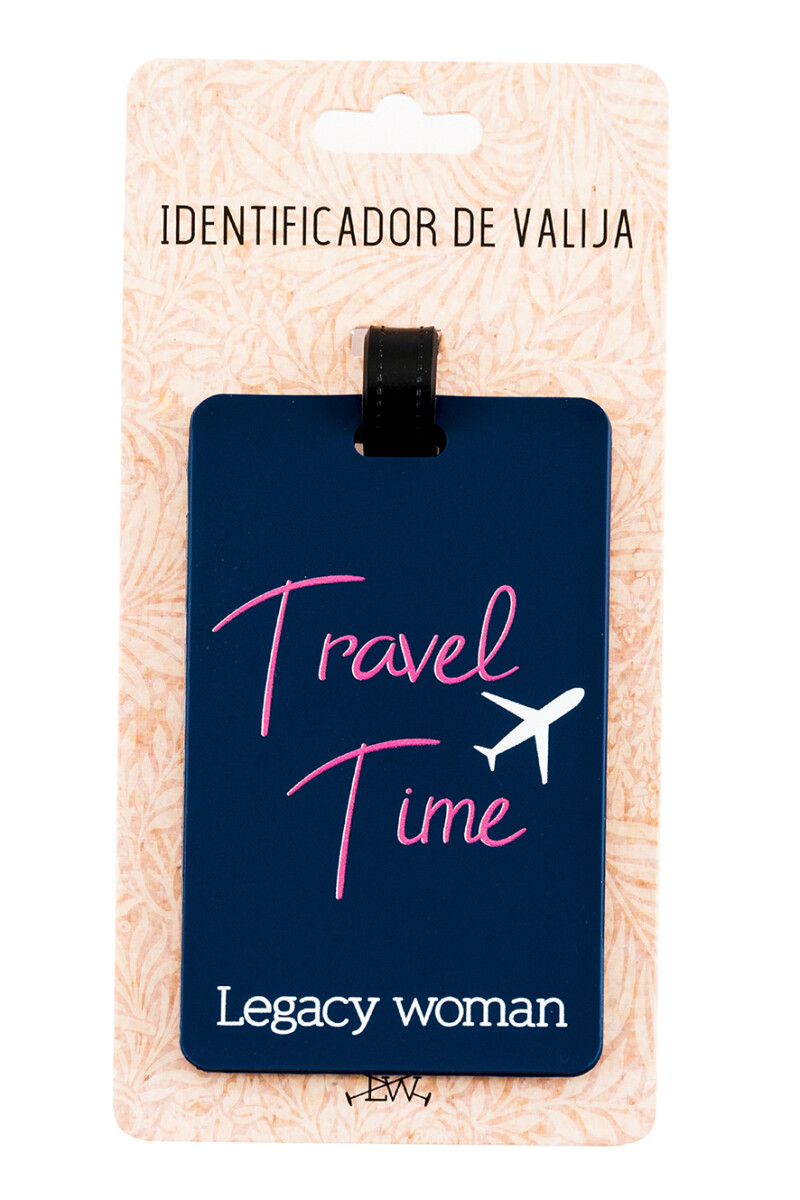 Tag de valija de goma personalizado - Unico — Legacy