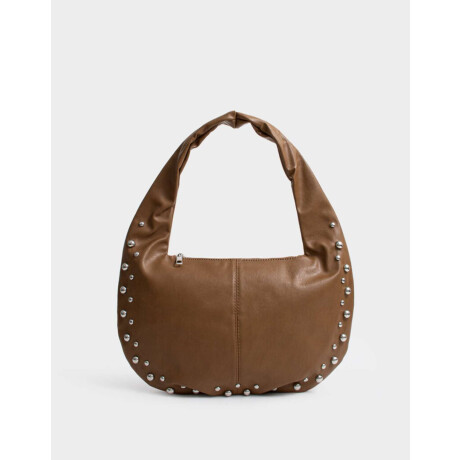 Cartera Saca Tachas Blanco Crudo