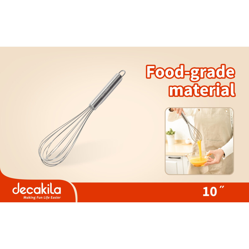 BATIDOR MANUAL DE COCINA AC INOX DECAKILA 25 CM BATIDOR MANUAL DE COCINA AC INOX DECAKILA 25 CM