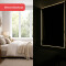 Set x2 Cortina roller blackout 100x200 cm BLANCO