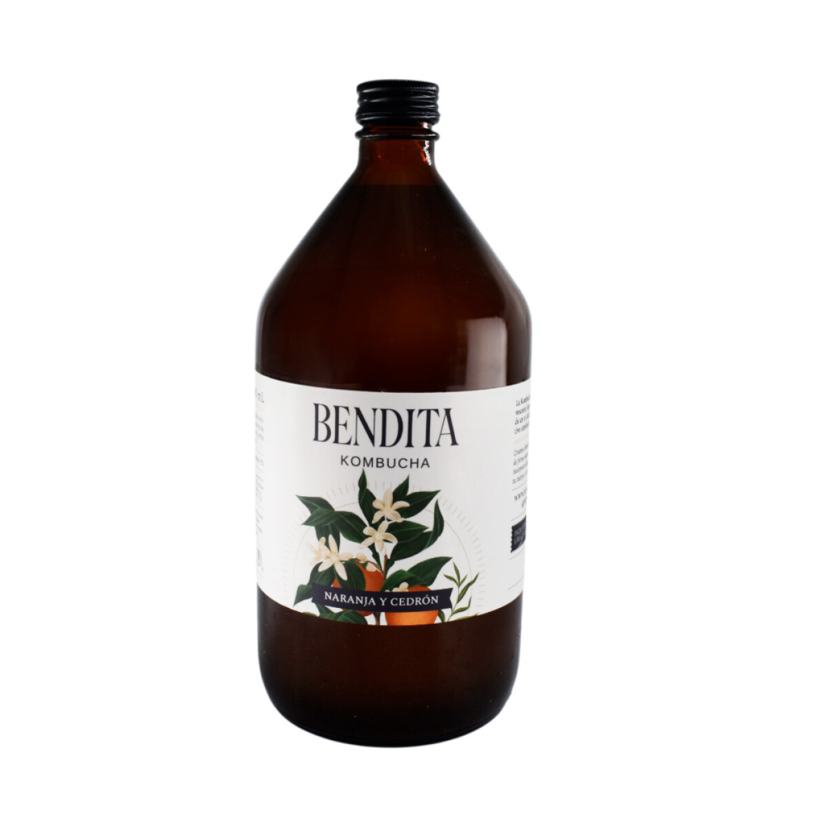 Bendita Kombucha Naranja 1L 
