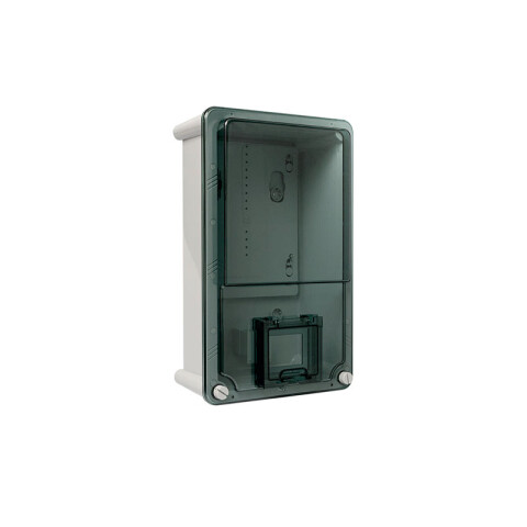 Cajón plástico para un medidor monofásico aut. UTE C10452