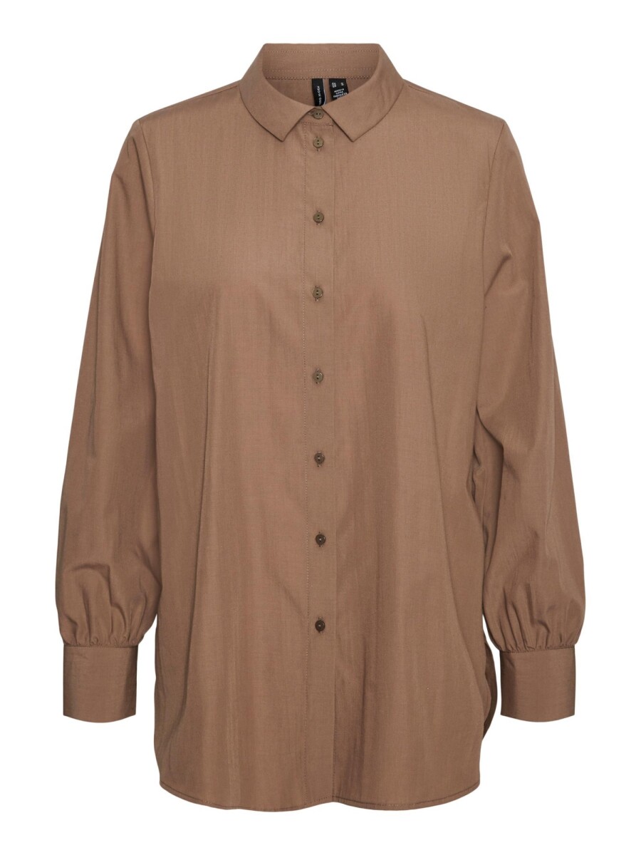 Camisa Ella - Brown Lentil 