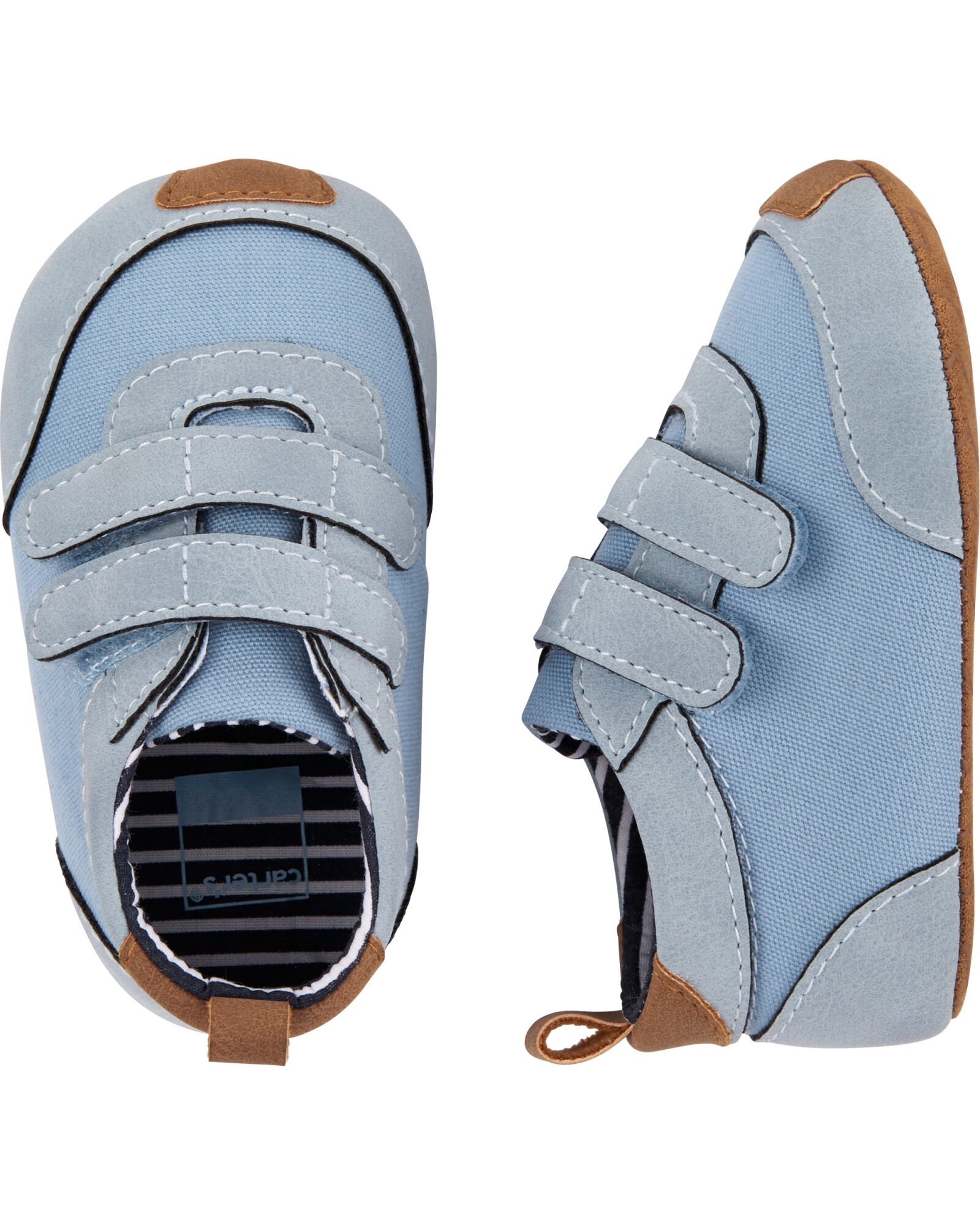 Zapatos sneaker's con velcro Sin color