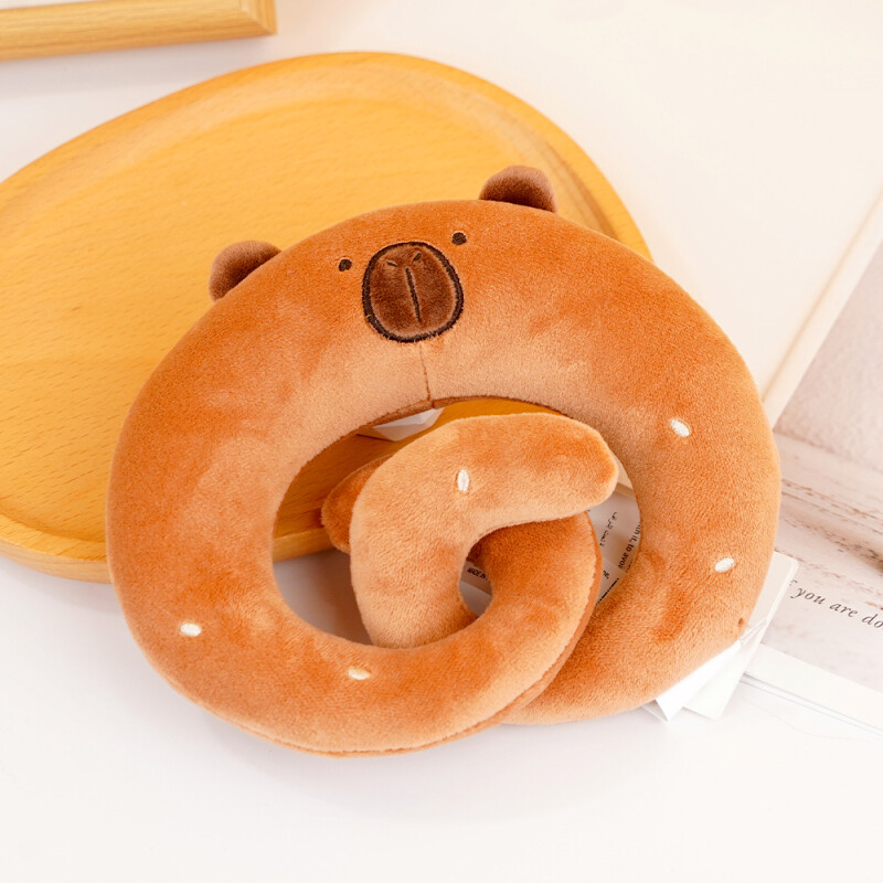 Peluche Capibara Bakery - Pretzel - Xxs Peluche Capibara Bakery - Pretzel - Xxs