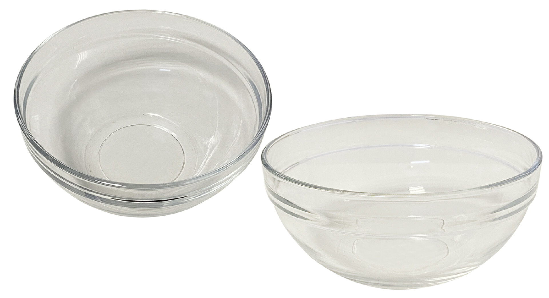 BOWL VIDRIO TRANSPARENTE LISO 20X9CM 1.5LT 24630 