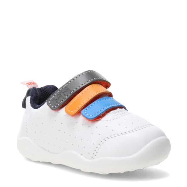 Championes de Niños Bibi Fisioflex c/Velcros Blanco - Multicolor