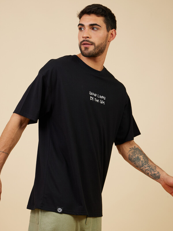 T-SHIRT PROFO RUSTY Negro