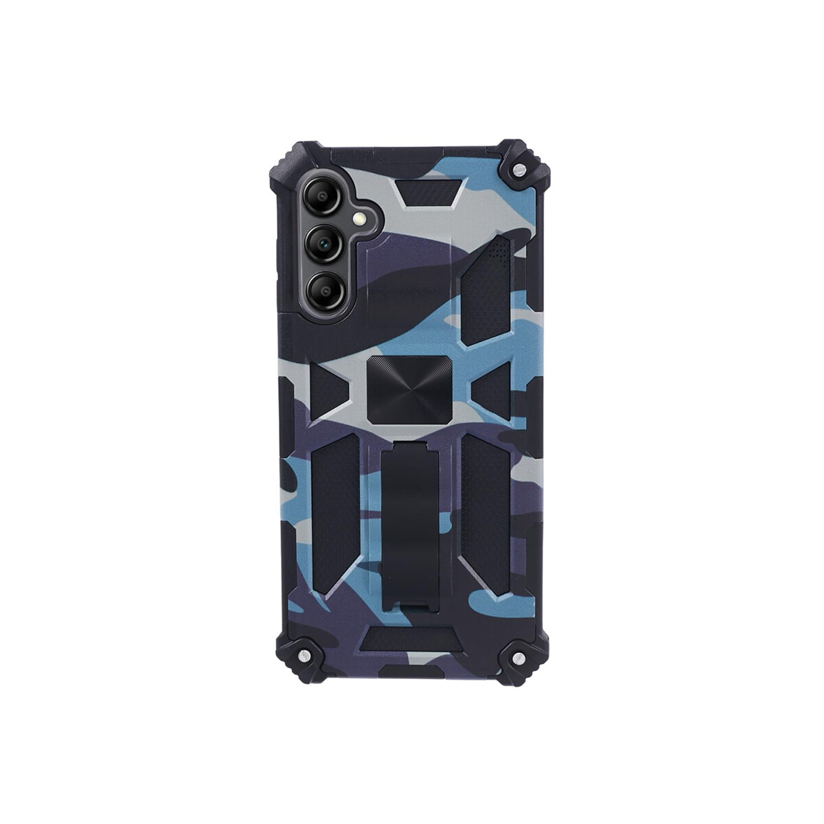 Protector rígido Samsung Galaxy A15 con soporte diseño camuflado 