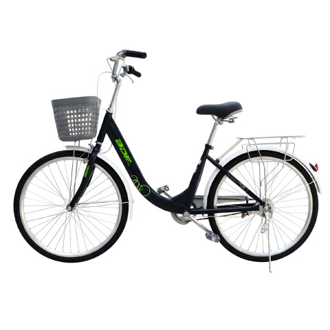 Bicicleta BDF Paseo Urbana Rodado 26 " Canasto Freno V-Brake Azul 1