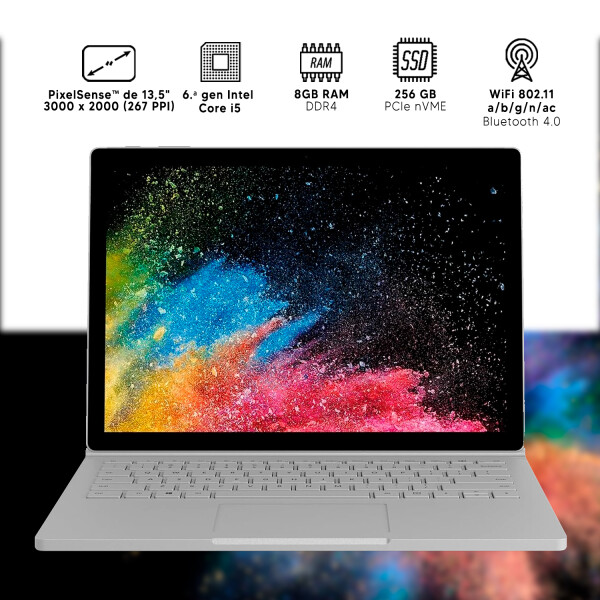 Notebook Dell Latitude 5490 I5 16gb Ram 240gb 14" MICROSOFT SURFACE BOOK 2 RFPL I5/8/256