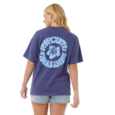 Remera Rip Curl Luxe Surf Heritage Azul