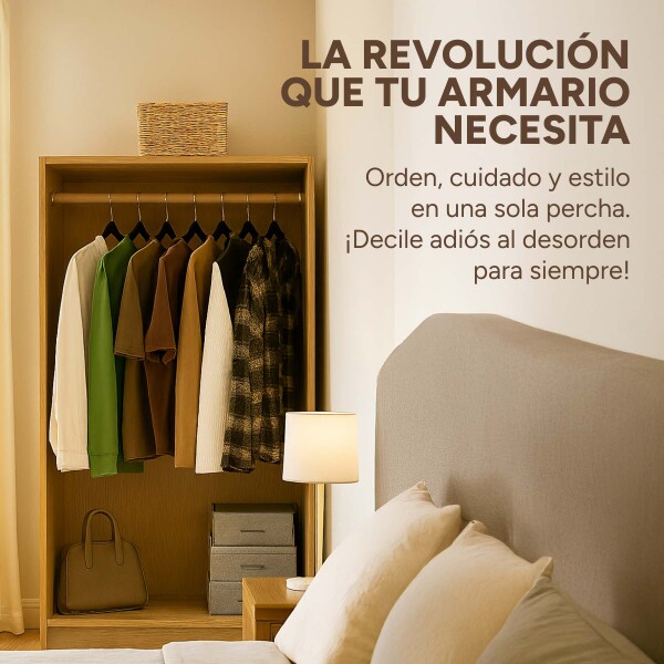 Percha De Terciopelo Antideslizante Ropa Calidad Resistente Percha De Terciopelo Antideslizante Ropa Calidad Resistente