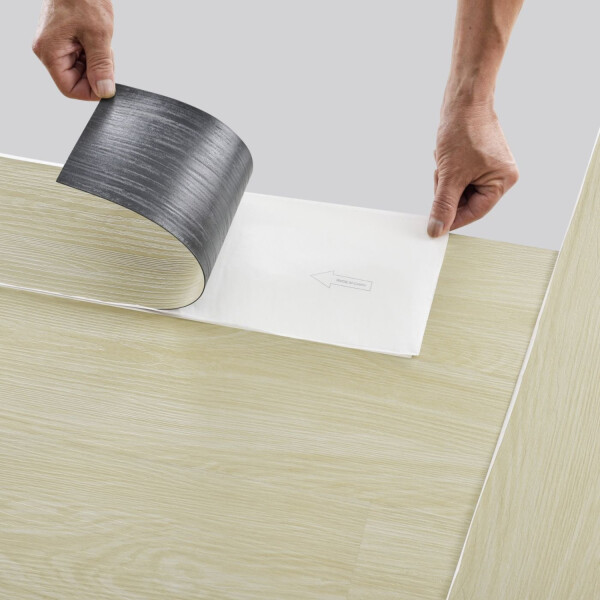 Piso Flotante Vinilico Adhesivo Resistente Simil Madera M2 Variante Color Gris