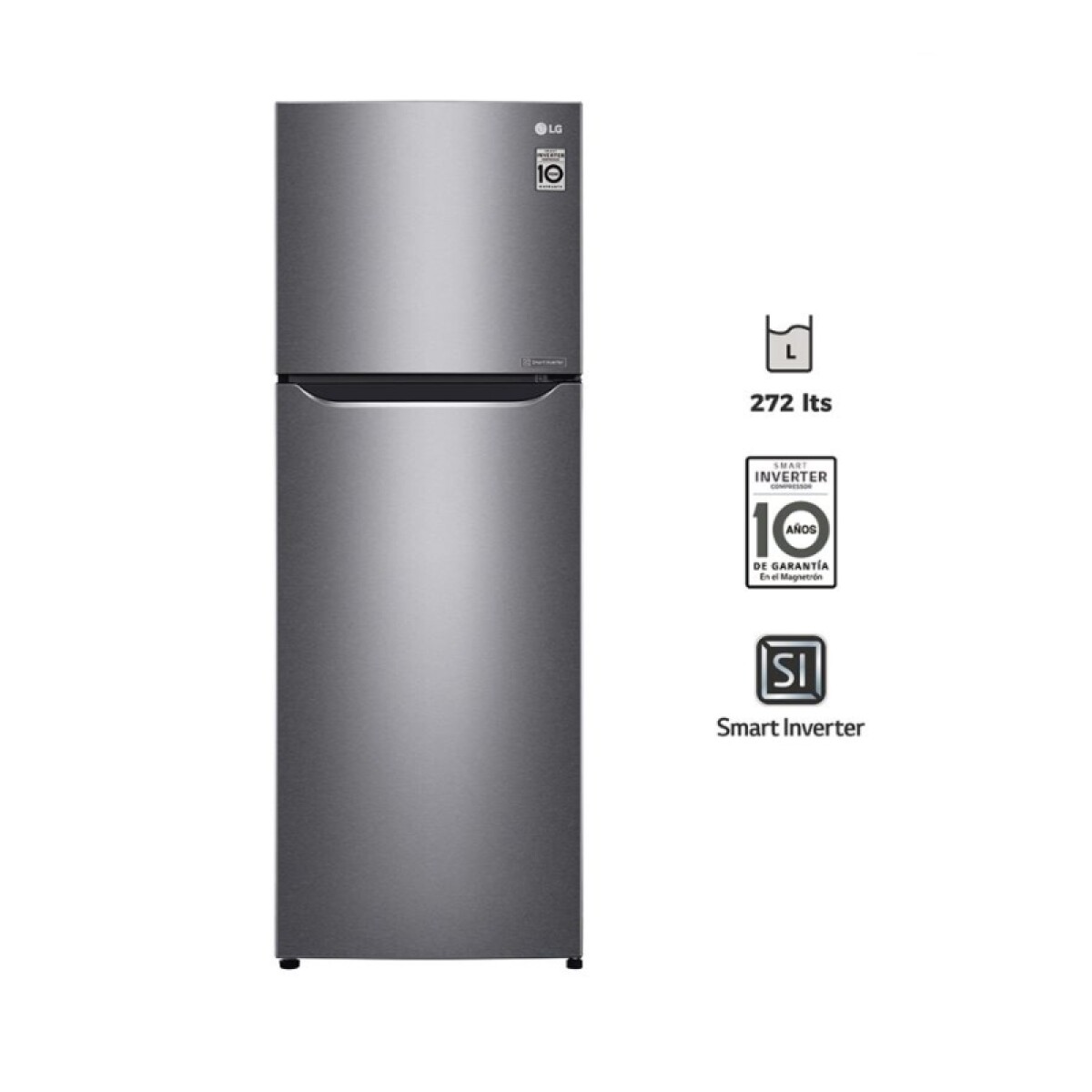 Heladera Lg Gt29 B S/d Inox Inverter 