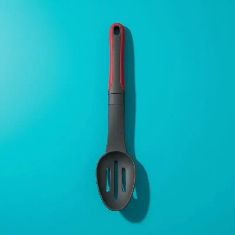 Cuchara para servir ranurada roja - P/PS-9001R Cuchara para servir ranurada roja - P/PS-9001R