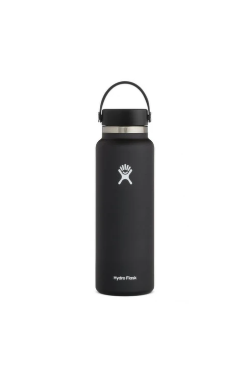 Wide Mouth Flex Cap 40 Oz. Black