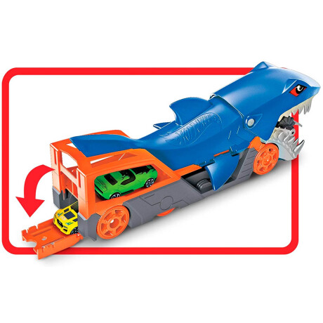 Hot Wheels Monster Truck Remolque Tiburón Autitos Hot Wheels Monster Truck Remolque Tiburón Autitos