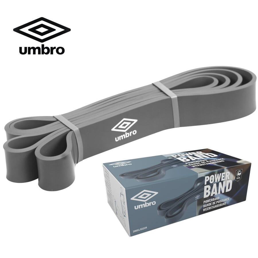 Banda Elastica Umbro Power Band Ancha Gris