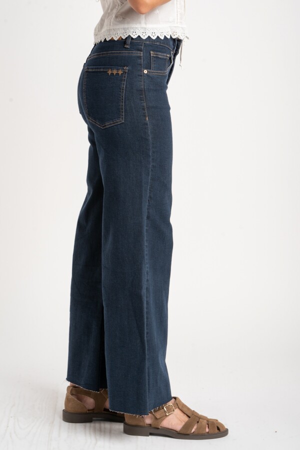 Jean Flared Wide Leg Denim