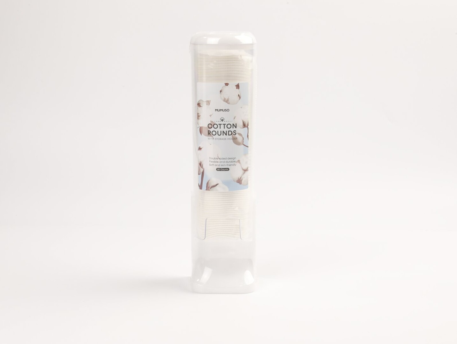 DISCOS DE ALGODÓN CON SOPORTE (80 UNIDADES) 