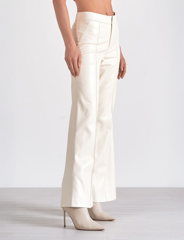 Pantalon Eco Cuero CRUDO