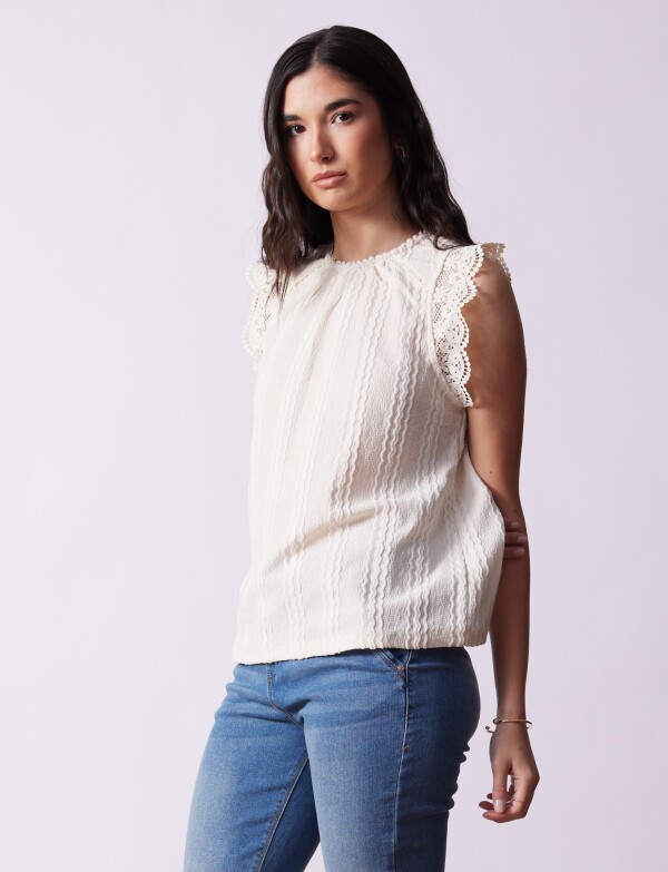 Blusa Puntilla CRUDO