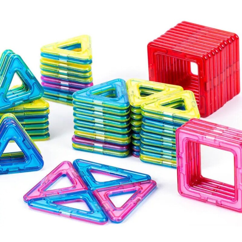 Bloques Construcción Magnético Juego Educativo Niños 50 Pcs Bloques Construcción Magnético Juego Educativo Niños 50 Pcs