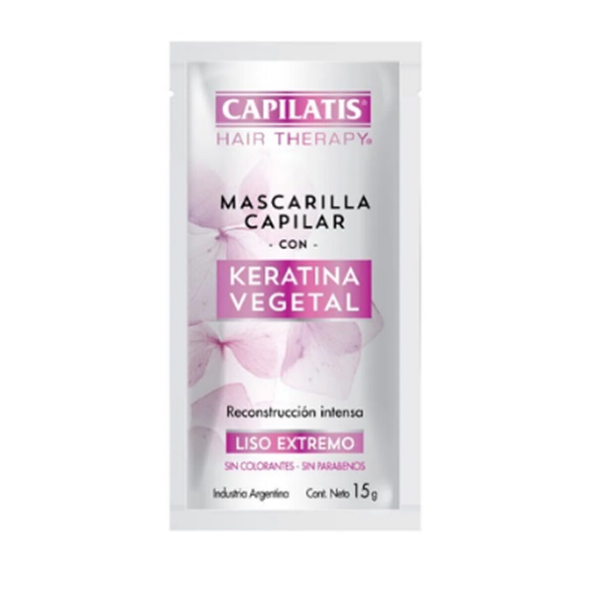Mascarilla Capilar Capilatis Con Keratina 15 Grs. 