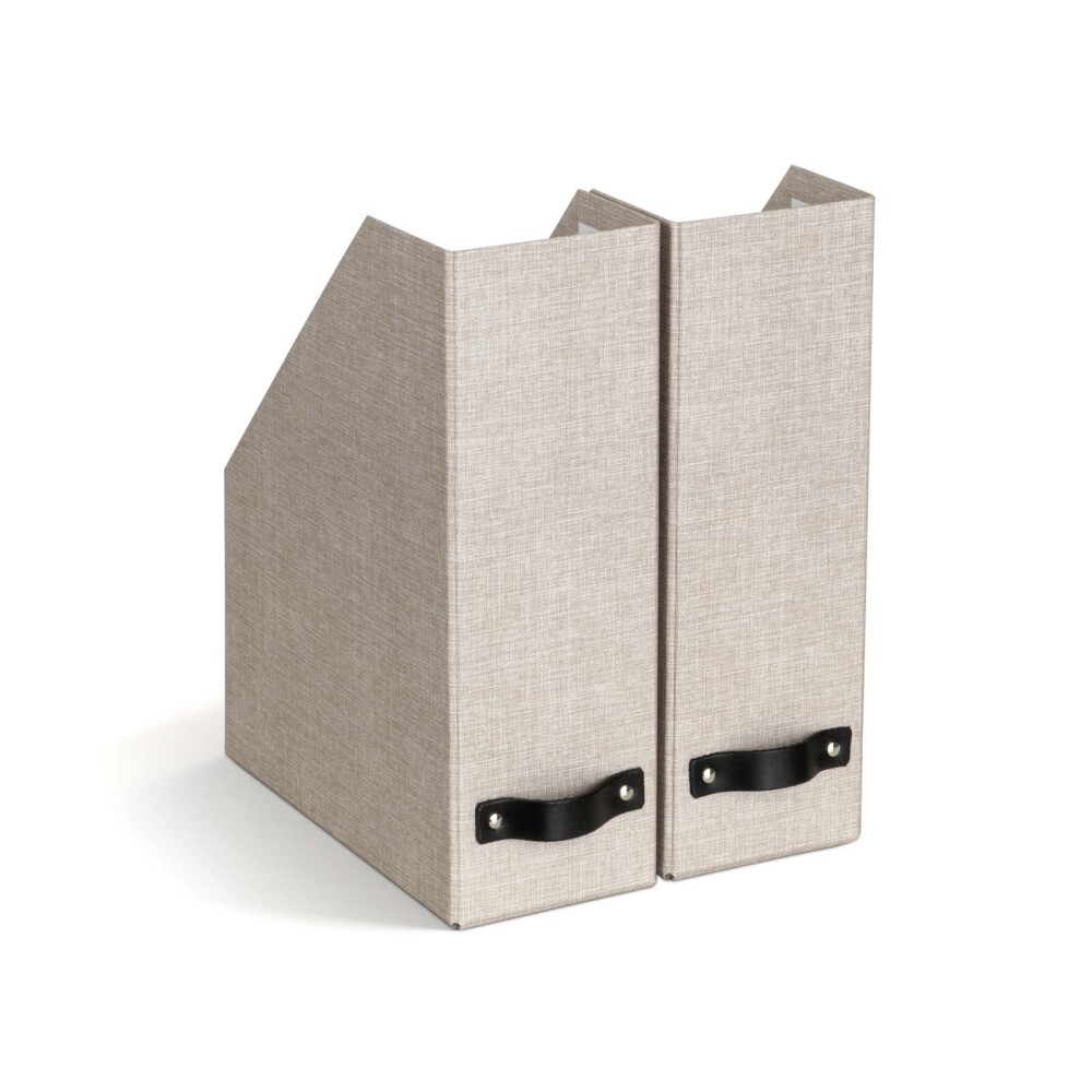 SET 2 ORG PAPELES PAPEL NATURAL-BEIGE WILLIAM