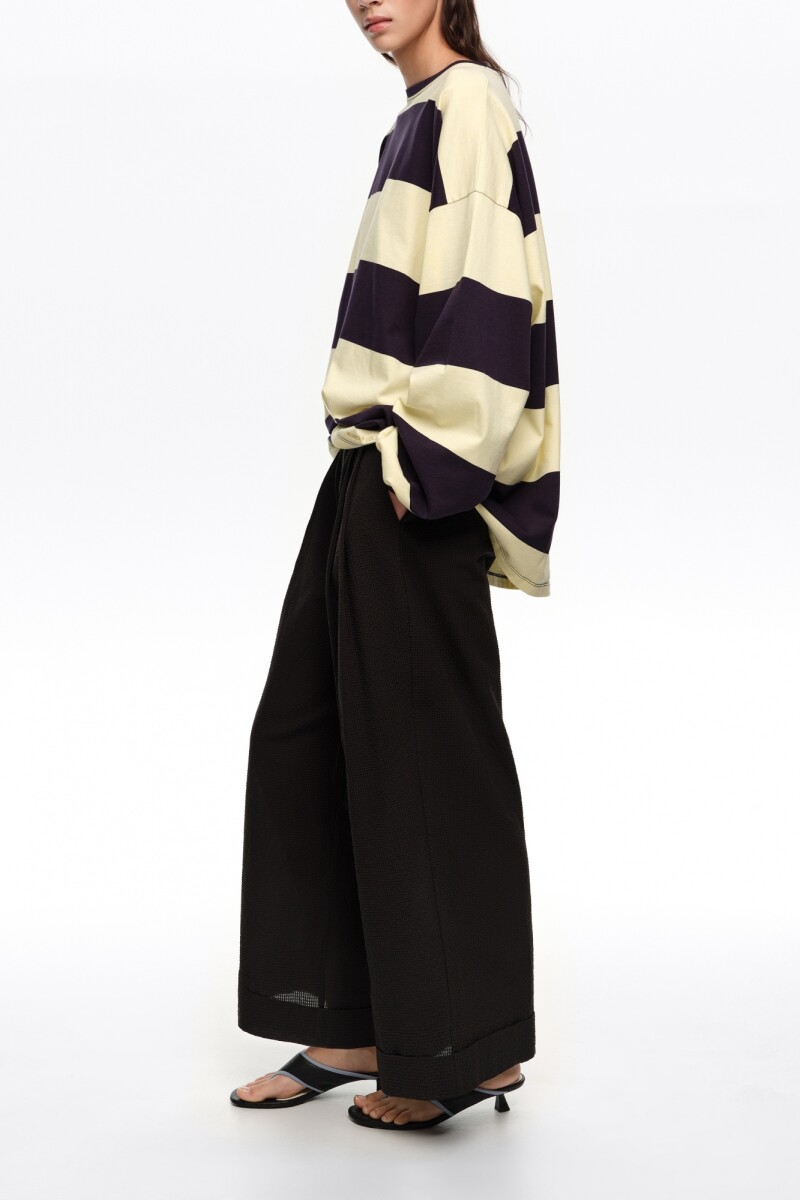 PANTALÓN FLARE Negro
